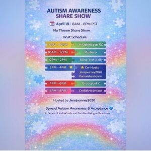 🧩 4/18-Supports Autism Awareness – Share Show